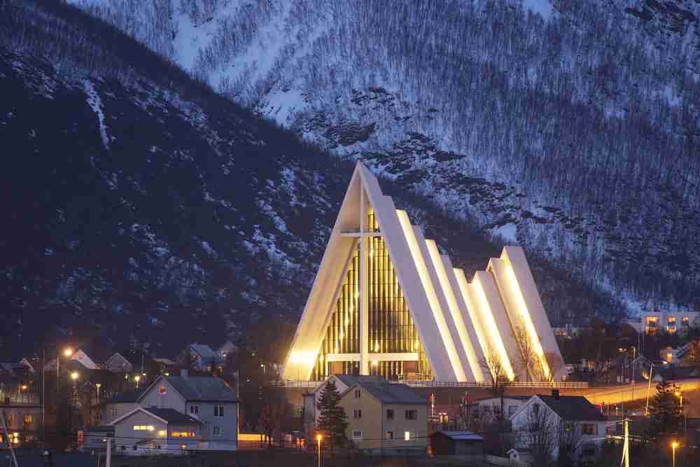 The Arctic Cathedral in Tromso