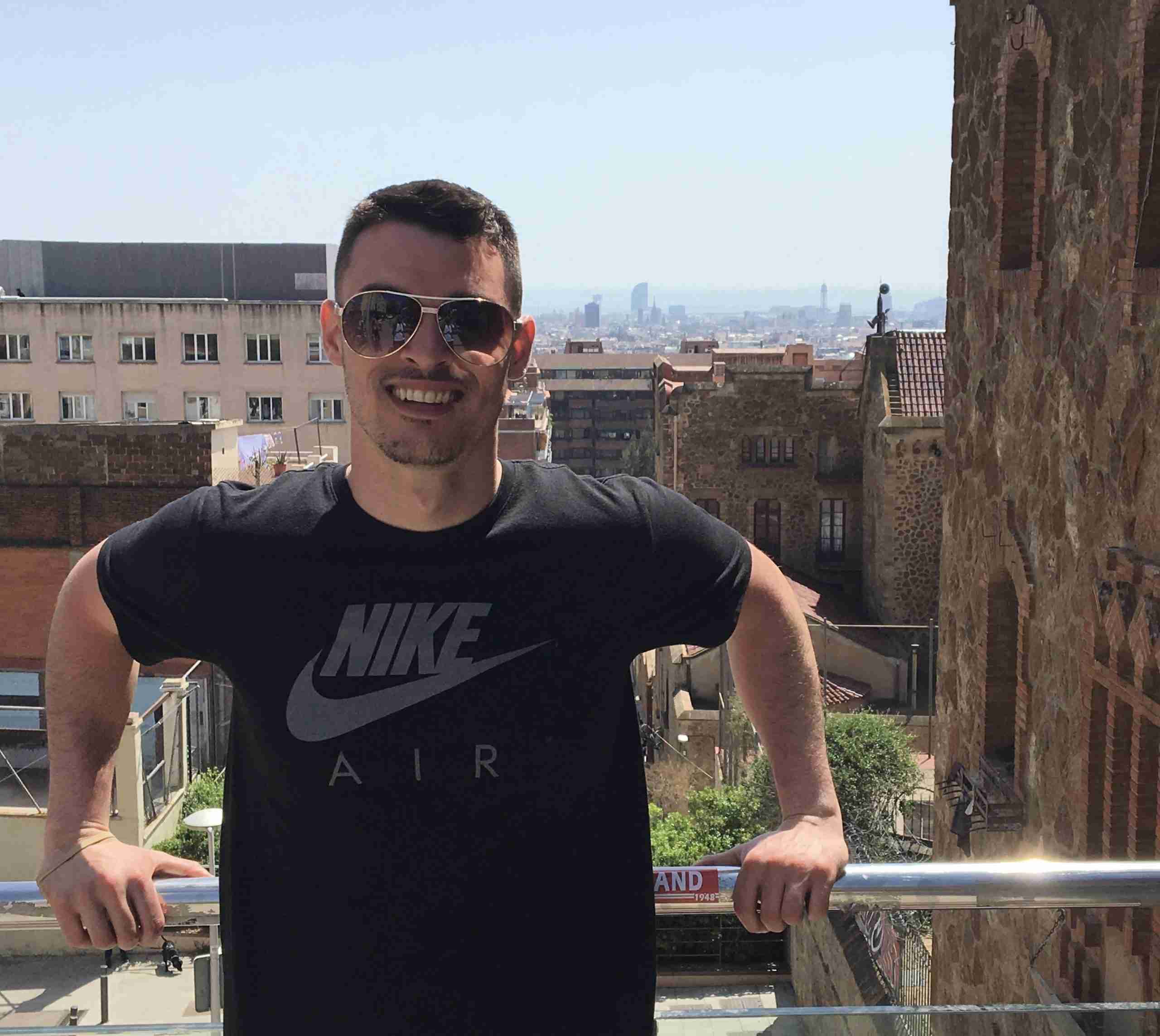 Tim York on vacation