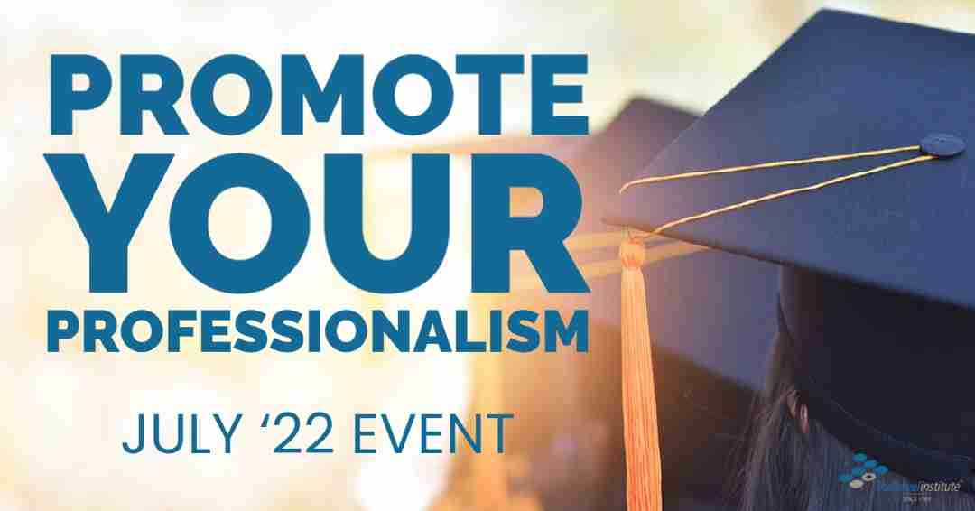Promote your Professionalism 2022 banner