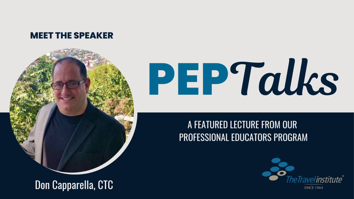 PEP Talks Banner - Don Capparella, CTC
