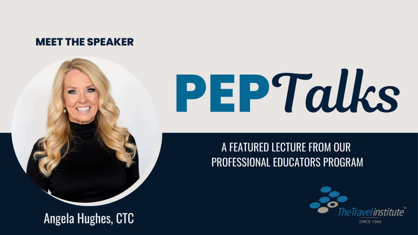 PEP Talks Banner - Angela Hughes, CTC