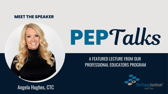 PEP Talks Banner - Angela Hughes, CTC