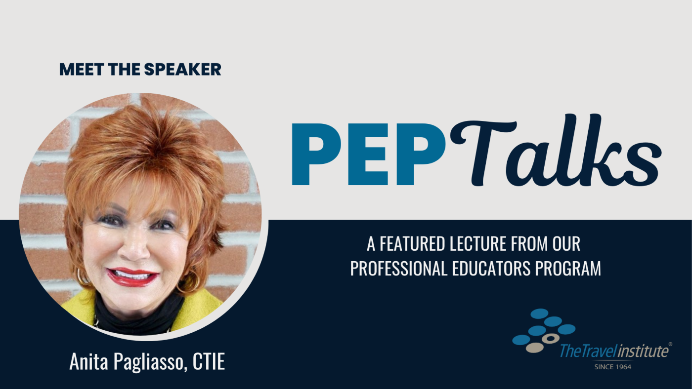 PEP Talks Banner - Anita Pagliasso, CTIE