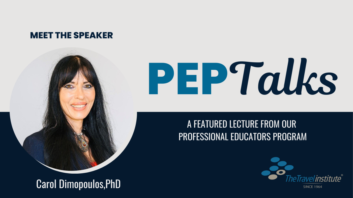 PEP Talks Banner - Carol Dimopoulos, PhD