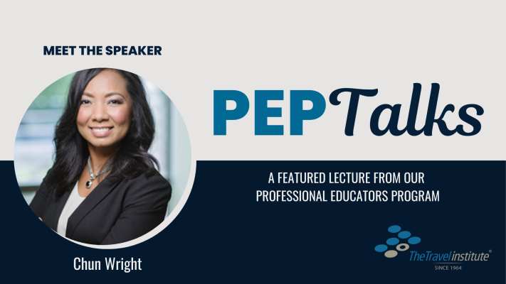 PEP Talks Banner - Chun Wright