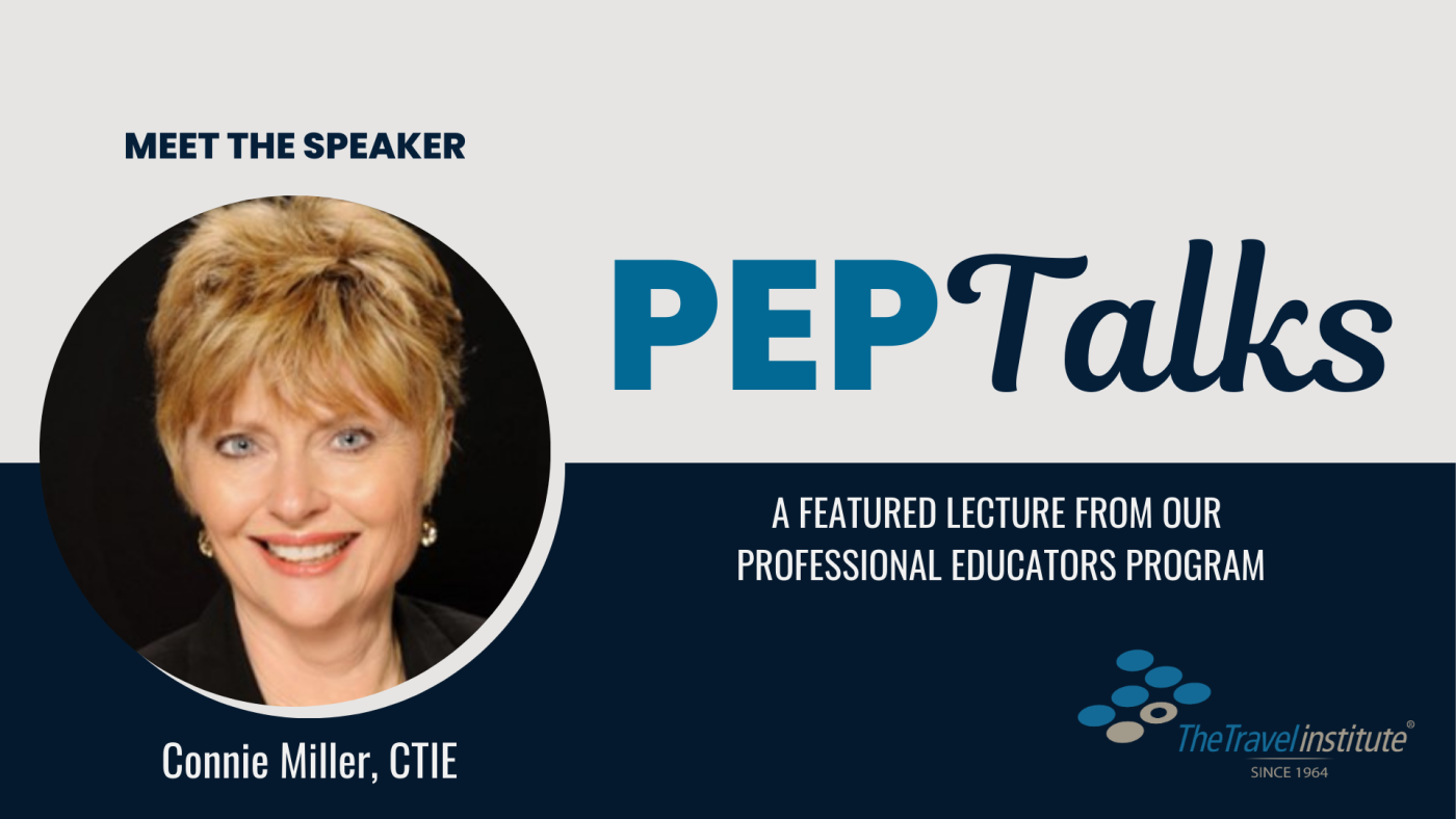 PEP Talks Banner - Connie Miller, CTIE