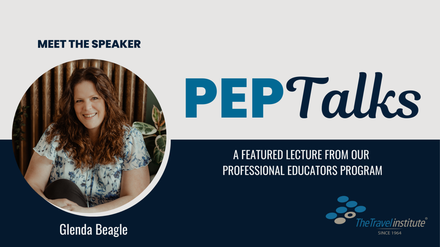 PEP Talks Banner - Glenda Beagle