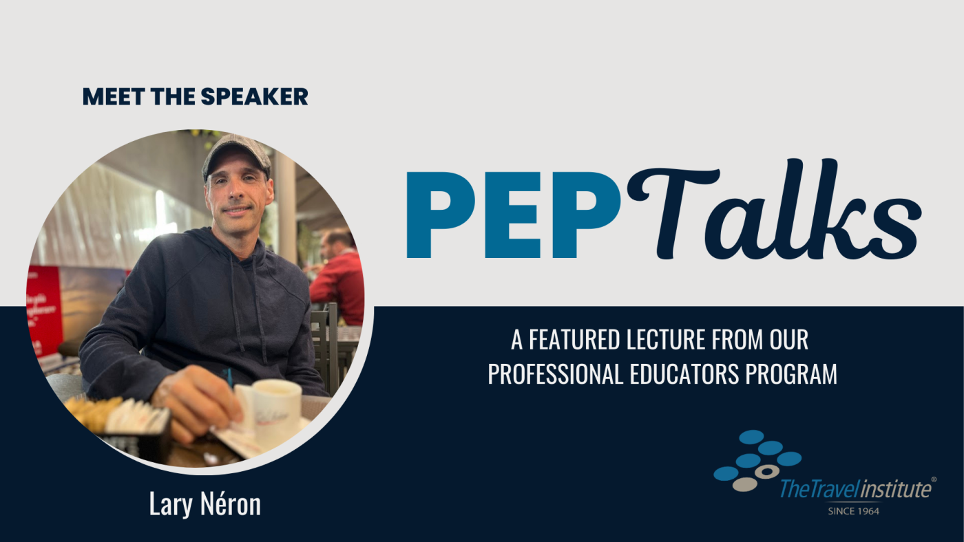PEP Talks Banner - Lary Néron