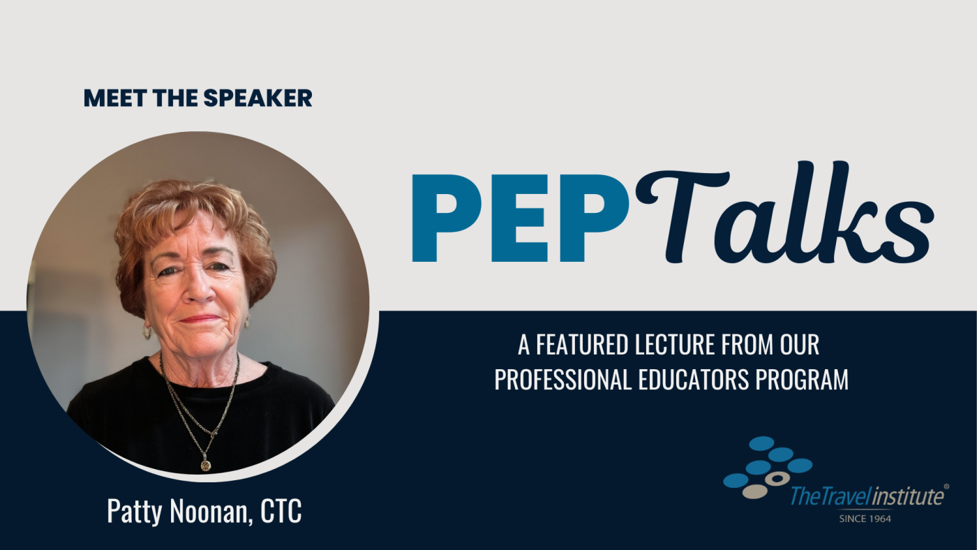 PEP Talks Banner - Patty Noonan, CTC
