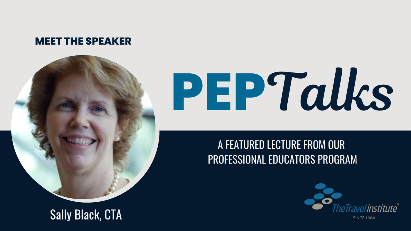 PEP Talks Banner - Sally Black, CTA