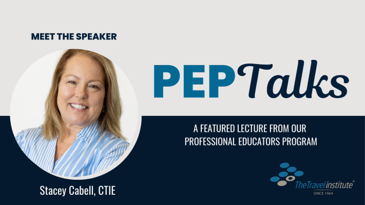 PEP Talks Banner - Stacey Cabell, CTIE