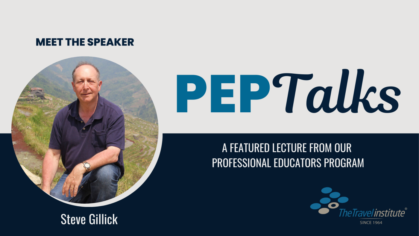 PEP Talks Banner - Steve Gillick