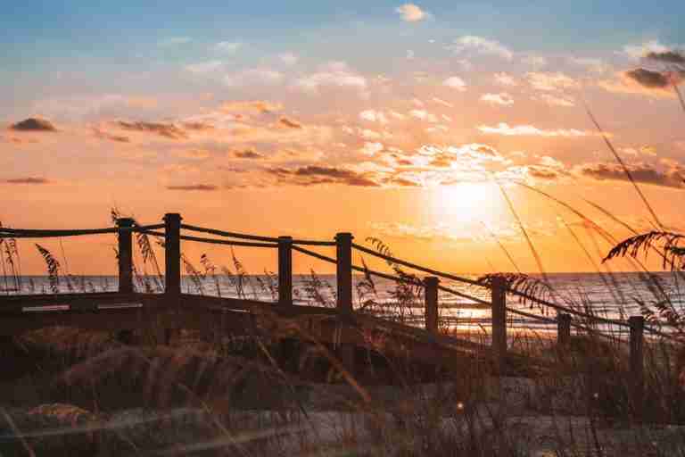 Sunrise scene on Hilton Head Island
