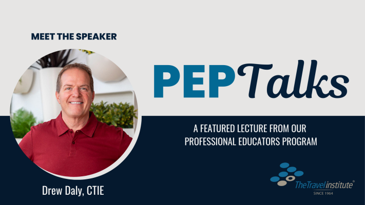 PEP Talk Banner - Drew Daly, CTIE