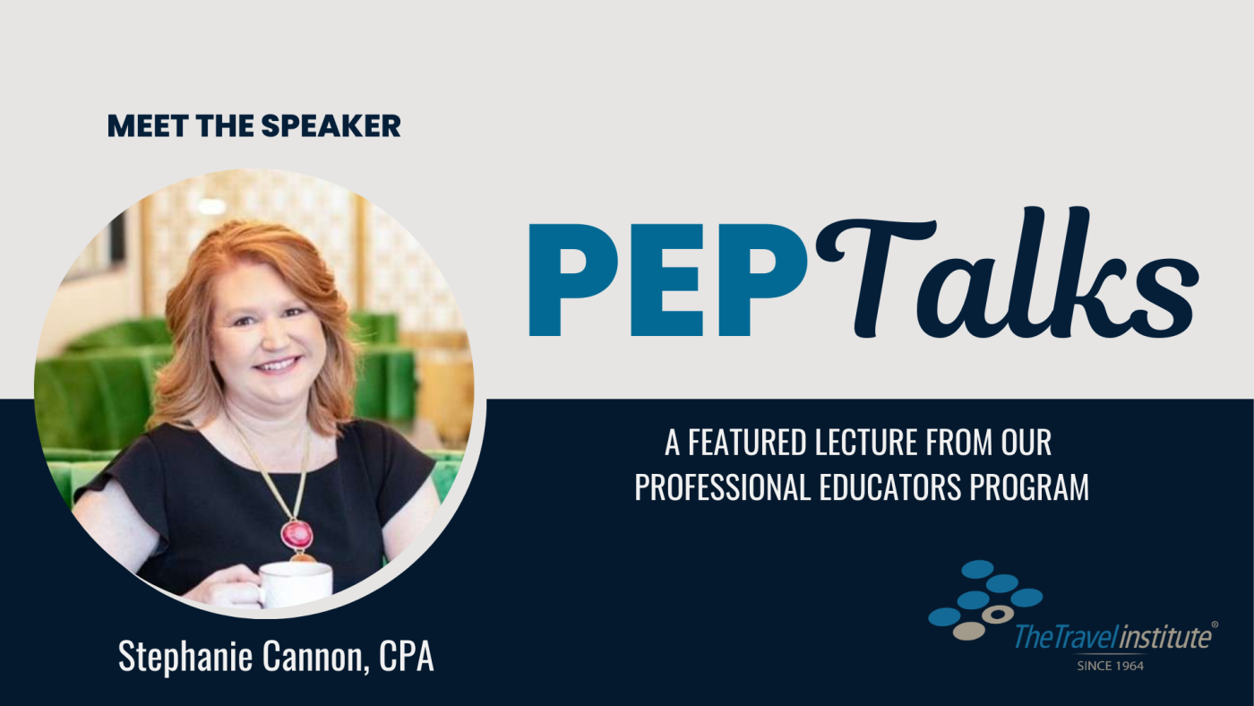 PEP Talks Banner - Stephanie Cannon, CPA