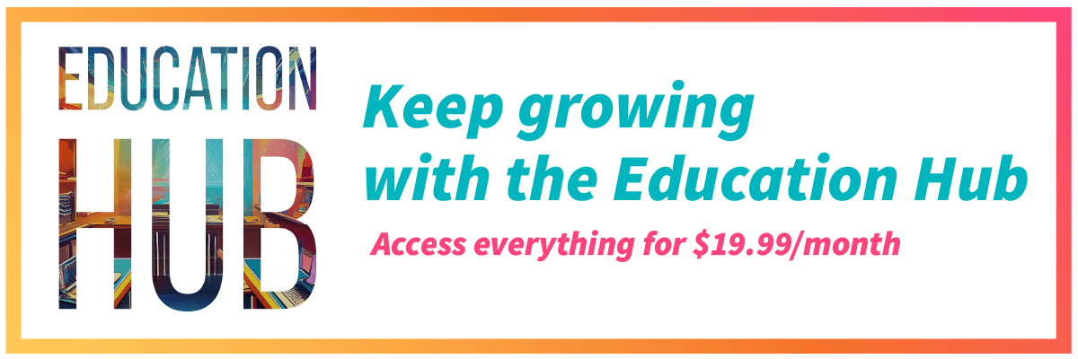 Education Hub 19.99 advertisement rectangle
